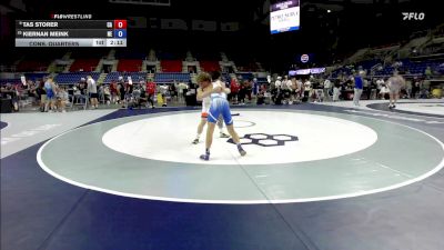 132 lbs Cons. Quarters - Tas Storer, CA vs Kiernan Meink, NE
