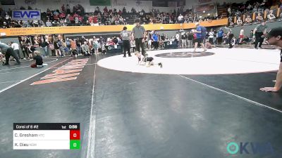 43 lbs Consi Of 8 #2 - Colt Gresham, Hinton Takedown Club vs Kannon Dieu, Team Nomad