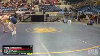 160 lbs Quarterfinal - Malachi Werremeyer, Fargo Davies vs Tyson Hovland, Valley City