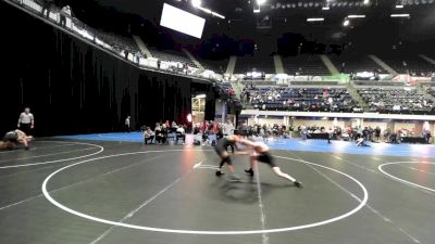 7th - 8th grade - 130 3rd Place Match - Rylen Hanson, Immortal Athletics WC vs Israel Zamarron-Acosta, Iowa