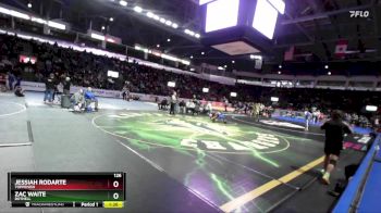 126 lbs Champ. Round 2 - Jessiah Rodarte, Toppenish vs Zac Waite, Bothell