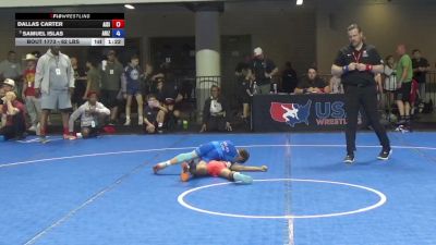 62 lbs Cons. Sub-semis - Dallas Carter, All I See Is Gold Academy vs Samuel Islas, Arizona