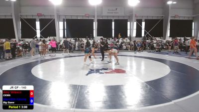 140 lbs Cons. Sub-semis - Amy Velasco, CKWA vs Meredith Kaump, Big Game