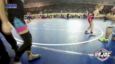 73 lbs Round Of 16 - Jentry Lyden, South Central Punisher Wrestling Club vs Avalynn Anderson, Redskins Wrestling Club