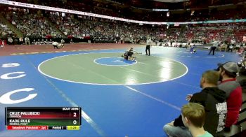 D3-165 lbs Quarterfinal - Kade Rule, Mineral Point vs Cruz Palubicki, Crandon