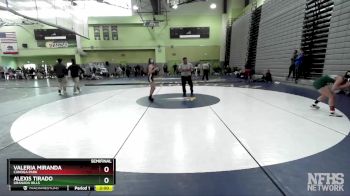 105 lbs Semifinal - Valeria Miranda, CANOGA PARK vs Alexis Tirado, GRANADA HILLS