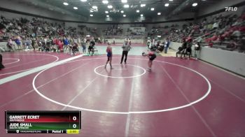 150 lbs Quarterfinal - Garrett Ecret, Southridge vs Jude Small, South Spencer