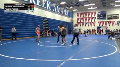 JV-3 lbs Round 3 - Joshua Vazquez-Neri, Solon vs Kaden Farmer, West Delaware, Manchester