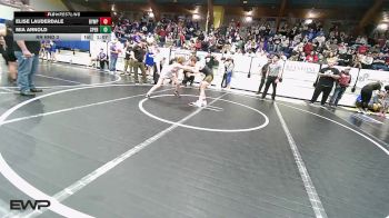 98 lbs Rr Rnd 3 - Elise Lauderdale, Beggs Youth Wrestling Program vs Mia Arnold, Sperry Wrestling Club