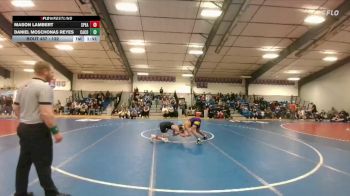 132 lbs Cons. Round 5 - Mason Lambert, Spearfish vs Daniel Moschonas Reyes, Campbell County