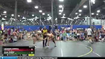 138 lbs Round 2 (6 Team) - Jackson Carroll, ARES White vs Isaac Ruble, Indiana Outlaws 1