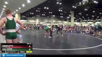 152 lbs Round 3 (10 Team) - Kian Moore, Foxfire Wrestling Red vs Justin Little, STL White