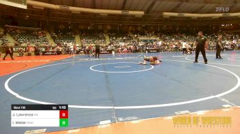 64 lbs Semifinal - Julian Lawrence, RedWave Wrestling vs Ian Weber, Ringers