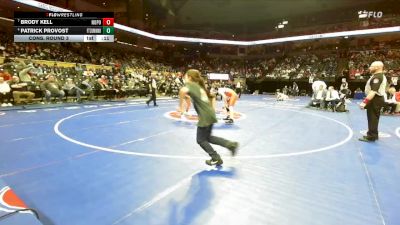 138 Class 4 lbs Cons. Round 3 - Brody Kell, North Point vs Patrick Provost, Ft. Zumwalt North