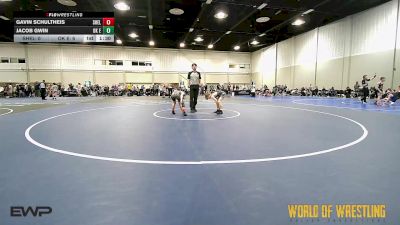 85 lbs Semifinal - Gavin Schultheis, Shelton Wrestling Academy 14U vs Jacob Gwin, OK Elite 14U 2