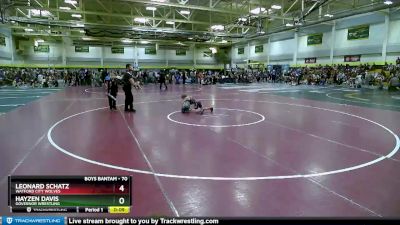 70 lbs Cons. Round 2 - Leonard Schatz, Watford City Wolves vs Hayzen Davis, Governor Wrestling