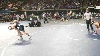 D 1 132 lbs Champ. Round 1 - Braden Sellers, Fontainebleau vs Paxton Farmer, Airline