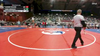 3A-285 lbs Champ. Round 1 - Gene Hershley, Glenrock vs Kannen Walker, Mountain View