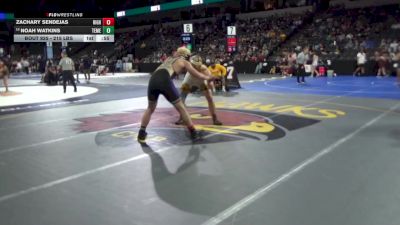 215 lbs Consi Of 16 #2 - Zachary Sendejas, Righetti (CS) vs Noah Watkins, Temecula Valley (SS)