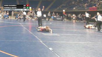 45 lbs Final - Codie Caldarelli, East Penn vs Gabriella Motko, Southern Columbia