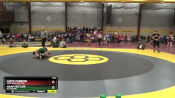 132 lbs Champ. Round 2 - Adam Butler, St. Edward vs Jayce Paridon, Lake Highland Prep