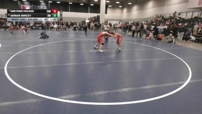 120 lbs Champ. Rd Of 32 - Greysen Packer, Team Idaho Wrestling Club vs Adrian Mincey, Simley-MN Elite