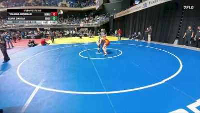 5A 126 lbs Quarterfinal - Elaina Morgan, Dumas vs Elvia Davila, Mission Sharyland