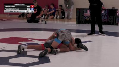 65 kg Cons. Round 6 - Dario Lemus, DMV RTC vs Kolter Burton, Cowboy RTC/ Titan Mercury Wrestling Club (TMWC)