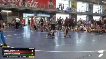 45 lbs Round 9 (10 Team) - Cannon Eckhardt, RWA vs James Gremillion, Stronghold