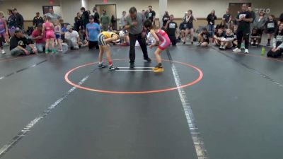 72 lbs Rr Rnd 4 - Jayleigh Rex, Partner Trained Girls vs Ruby Runyon, Valkyrie Girls WC Pink