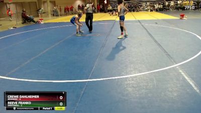 105 lbs Semis & 1st Wrestleback (8 Team) - Crewe Dahlheimer, Brainerd vs Reeve Franko, Owatonna