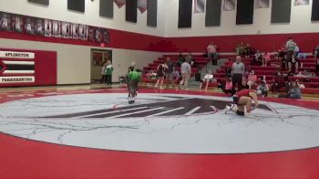 135 lbs Quarterfinal - Taylor Baltes, Union Community vs Richtricia Gbeynie, Columbus Catholic, Waterloo