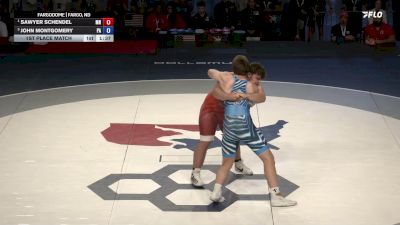 285 lbs 1st Place Match - Sawyer Schendel, Minnesota vs John Montgomery, Pennsylvania
