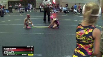 52 lbs Quarterfinal - Emma Lucas, Barbarian Bulls WC vs Maisie Rabbitt, Prairie Du Chien