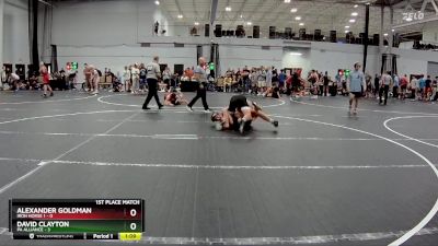 190 lbs Placement (4 Team) - Alexander Goldman, Iron Horse 1 vs David Clayton, PA Alliance