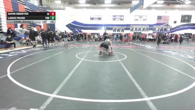 285 lbs Cons. Round 2 - Gavin Ebmeyer, Apple Valley vs Lance Pease, Poway