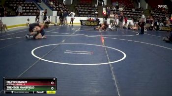 167 lbs Round 1 (4 Team) - Trenton Mansfield, Michigan Cobras Blue vs Martin Knight, Mi Pitbulls Black