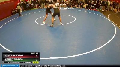 138 lbs Quarterfinal - Anthony Delgado, SLAM! NEVADA vs Wyatte Nicholson, Liberty