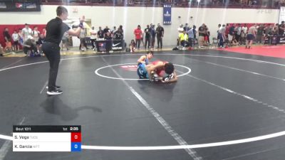 61 kg Round Of 16 - Sergio Vega, Tucson Cyclones vs Kyison Garcia, Nittany Lion Wrestling Club