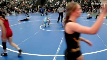 122-130 lbs 7th Place Match - Rylie Maeder, Southwest Valley vs Kensington Tosh, Decatur Lakers Wrestling Club