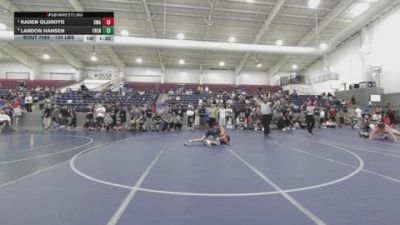 120 lbs Quarters - Kaden Oldroyd, Sanderson Wrestling Academy vs Landon Hansen, Frenchtown