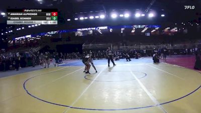 110 lbs Champ. Round 1 - Amariah Alphonse, Ocoee vs Isabel Bonner, Bell Creek