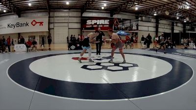 97 kg Champ. Round 2 - Jackson Hallett, Western Colorado Wrestling Club vs Greyson Gardner, Burg Training Center