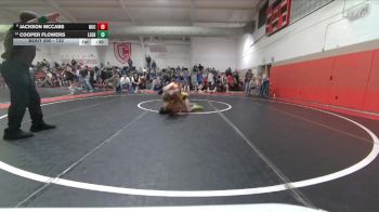132 lbs Cons. Round 2 - Jackson McCabe, Nucla vs Cooper Flowers, Legend
