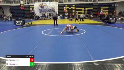 66 lbs Consi Of 4 - David Fleming, Cougars vs Michael Nicosia, Mat Assassins