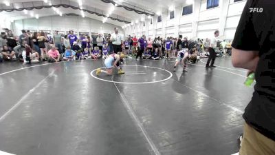 105 lbs Round Robin 1 - Khloe Capper, Backyard Barbies Purple vs Kaelynn Kistler, Pheonix Wrestling-Girls