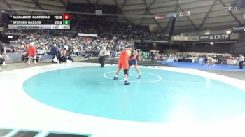 Boys 2A 285 lbs Cons. Round 4 - Stephen Kassab, Nathan Hale vs Alexander Barreras, Prosser