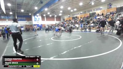 165 lbs Semifinal - Travis Grace, Gilroy vs Damian Montoya, Buchanan