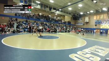 105lbs Champ. Round 2 - Arabella Rozeboom, Mount Baker (Girls) vs Gelena Cabrera-Zaragoza, Sunnyside (Girls)