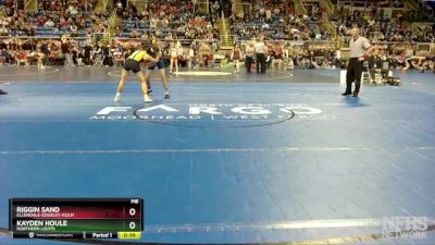 121 lbs Cons. Round 1 - Kayden Houle, Northern Lights vs Riggin Sand, Ellendale-Edgeley-Kulm